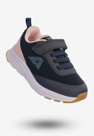 Buty Sportowe Dla Dziewczynki Dziecięce Na Rzepy American Club Granatowe ES129/23