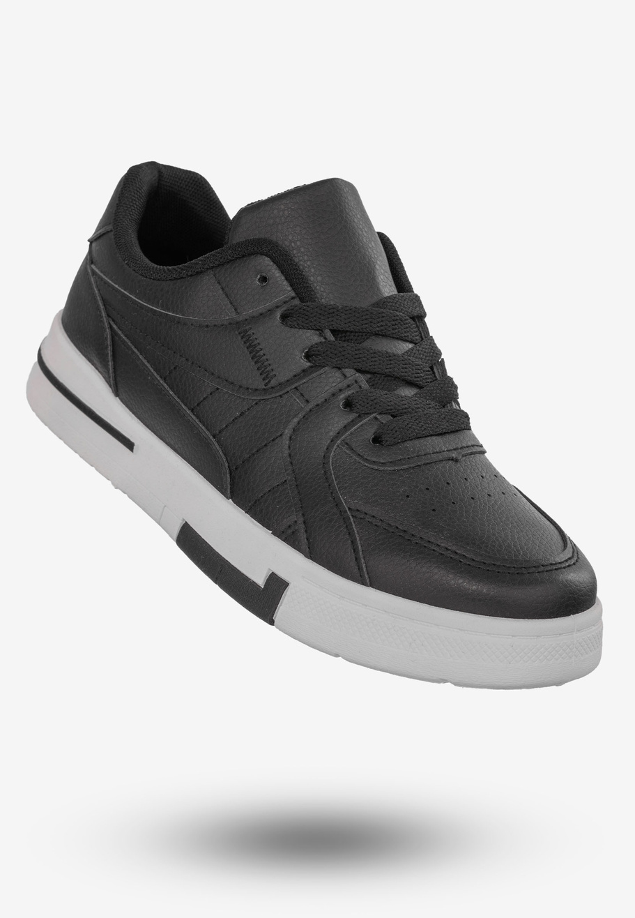 Sneakersy Damskie Buty Sportowe Modne Czarne DK EV0806
