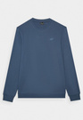 Bluza Męska 4F Bez Kaptura Nieocieplana Granatowa Basic 4FWMM00TSWSM1465