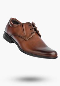 Buty Chłopięce Ekoskóra Eleganckie Wizytowe Komunijne Półbuty Brązowe