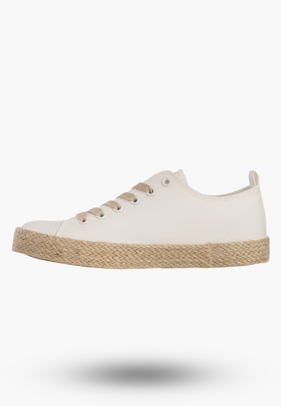 Trampki Damskie BIG STAR Sportowe Buty Espadryle Casual Białe TT274097