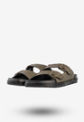 Klapki Męskie BIG STAR Casual Z Klamrami Buty Khaki NN174592