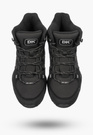 Buty Trekkingowe Damskie DK Młodzieżowe Sportowe Softshell Wysokie Czarne