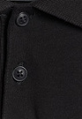 Longsleeve Chłopięcy 4F Regular Bluzka z kołnierzykiem Czarna 4FJWAW25TLONM483