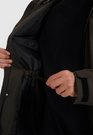 Kurtka Parka Męska 4F Zimowa Ocieplana NeoDry Z Kapturem Khaki 4FWAW25TTJAM0884