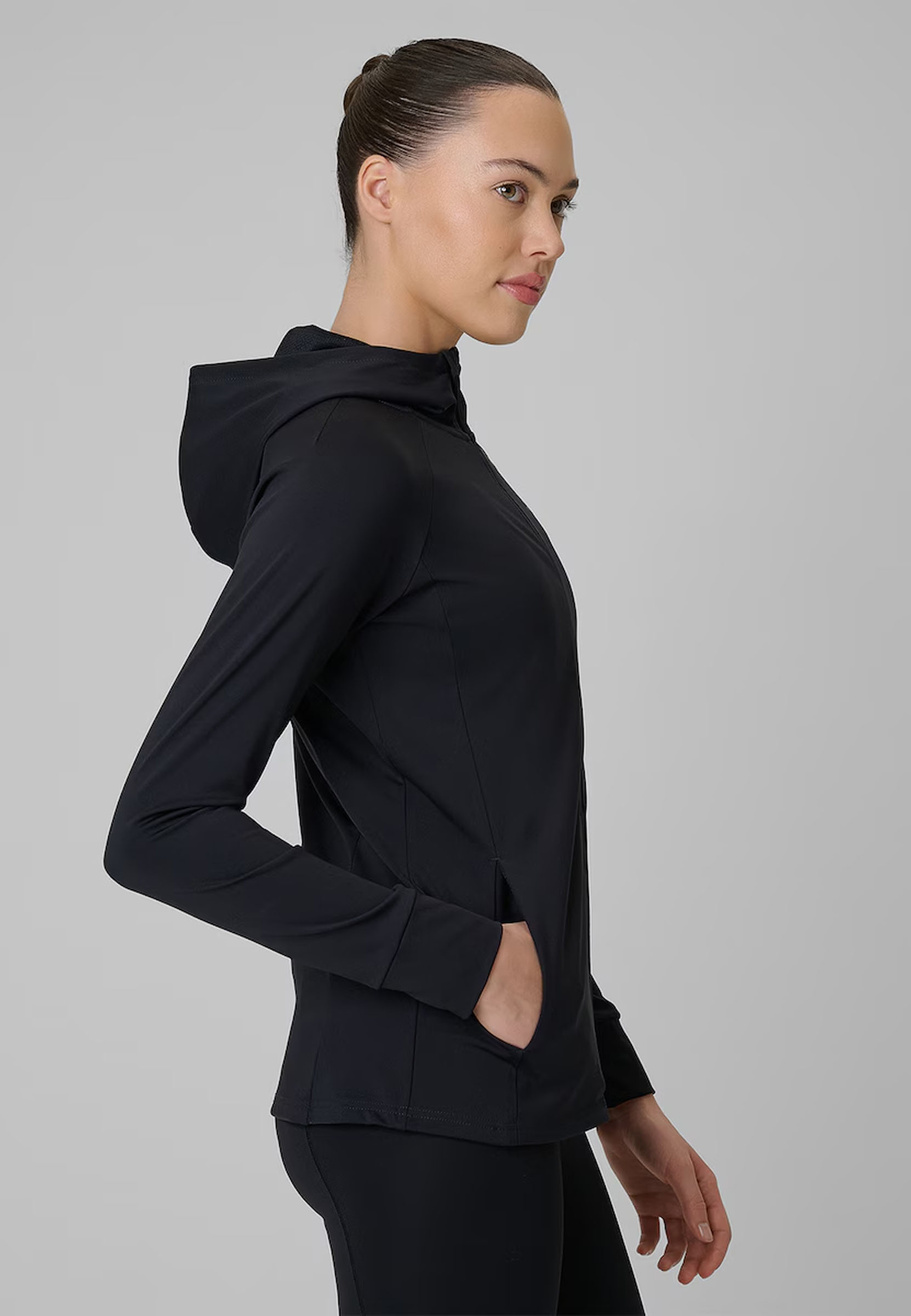 Bluza Damska 4F Sportowa Rozpinana Szybkoschnąca Treningowa Czarna 4FWSS26TFSWF656