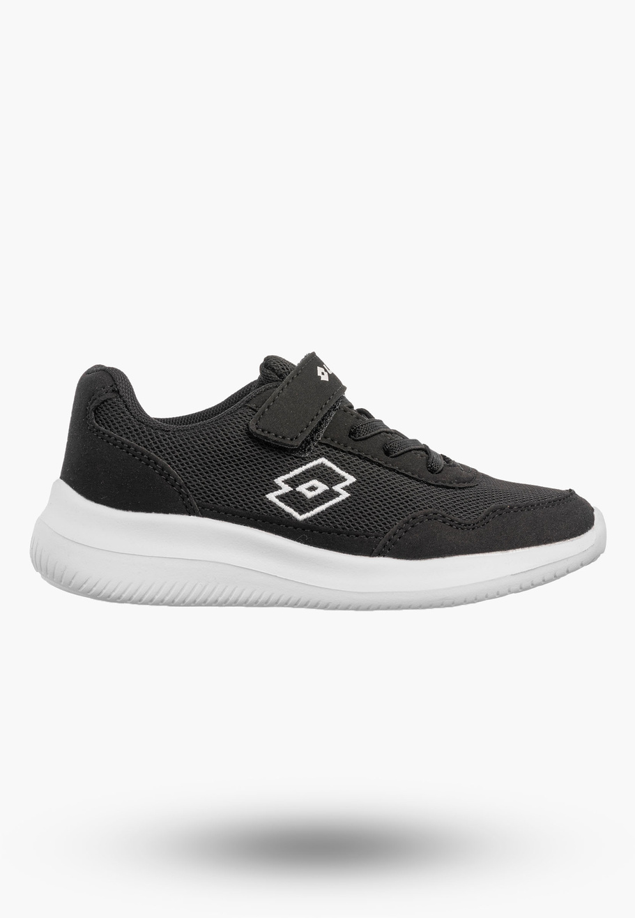 Sneakersy Dziecięce Lotto Buty Sportowe Na Rzepy CONNECT Czarne