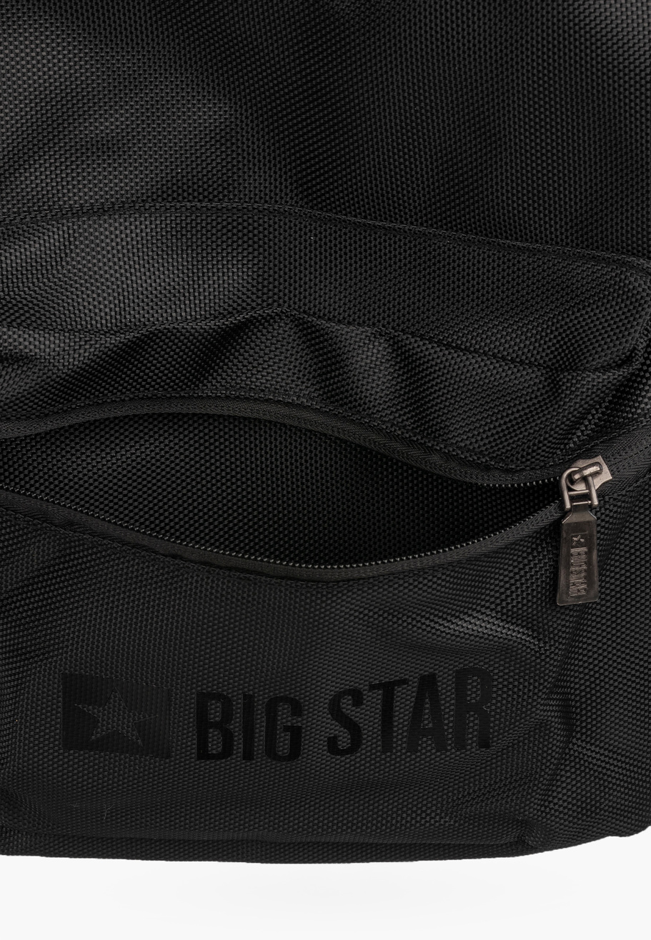 Plecak Sportowy BIG STAR Funkcjonalny Wygodny Miejski Czarny RR574124