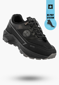 Sneakersy Męskie BIG STAR Buty Sportowe Ekoskóra Casual Czarne TT174335
