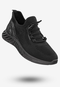 Sneakersy Męskie Buty Sportowe Do Biegania BROSPA Czarne TA02-1