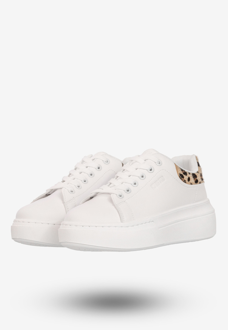 Sneakersy Damskie BIG STAR Buty Półbuty Sportowe Na Platformie Białe SS274247