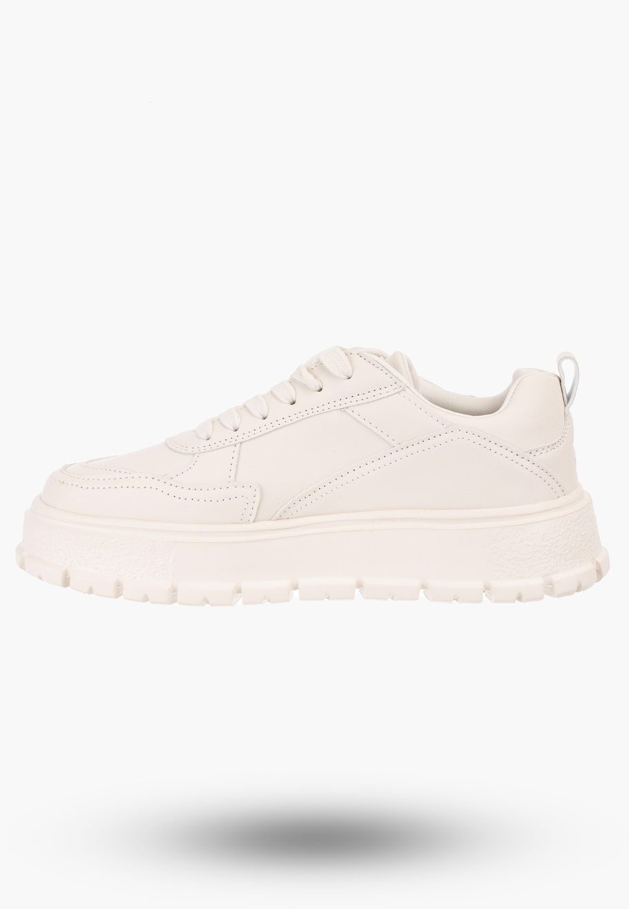 Buty Damskie BIG TAR Beżowe Sneakersy Lekkie Eko Skóra NN274374