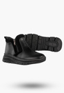 Botki Damskie Skórzane Buty Na Platformie Ocieplane Na Zimę Czarne Filippo DBT7292/25BK