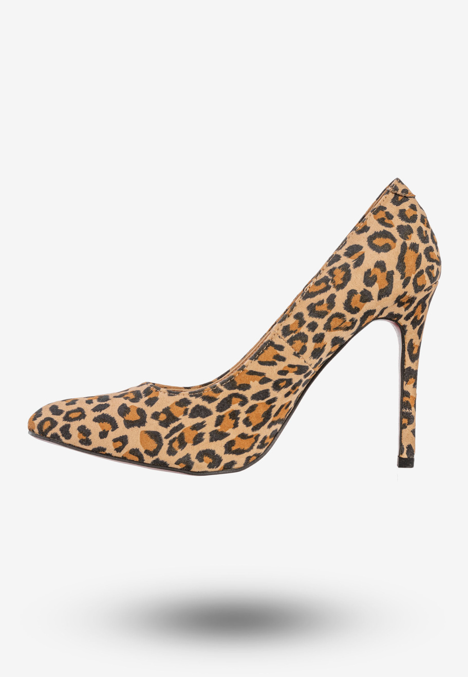 Szpilki Damskie Buty Na Obcasie W Panterkę Modne Vices E332-14A