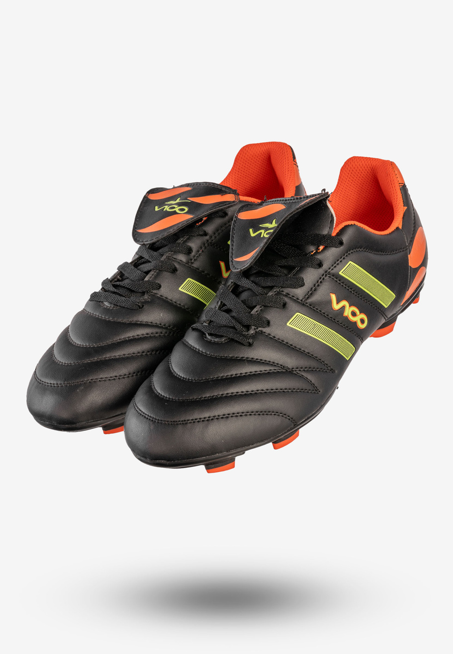 Korki Męskie Lanki Buty Sportowe Do Piłki Nożnej Vico Czarne VOP15002K-1