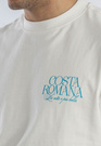 Koszulka Męska Oversize T-Shirt Ecru z nadrukiem Limoncello