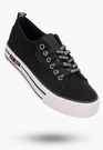 Trampki Damskie Big Star Czarne gruba podeszwa KK274013