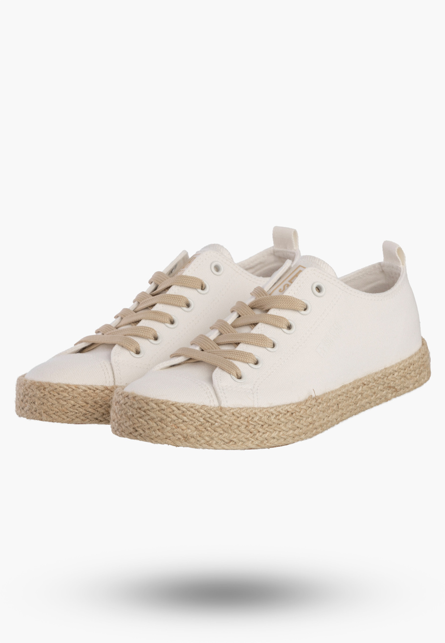 Trampki Damskie BIG STAR Sportowe Buty Espadryle Casual Białe TT274097