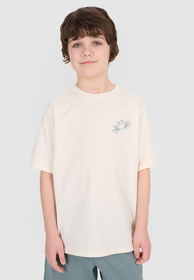 Koszulka Chłopięca 4F Sportowa Bawełniana Oversize T-Shirt Biały 4FJWSS25TTSHM1914