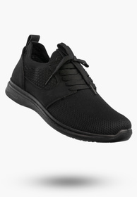 Sneakersy Męskie Wsuwane Buty Sportowe Lekkie Czarne NEWS 26MN02-174
