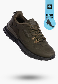 Buty Męskie BIG STAR Sportowe Ocieplane Khaki Sneakersy SS174413
