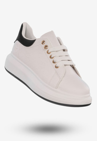 Sneakersy Damskie Tenisówki Buty Na Platformie Białe DML923-9A