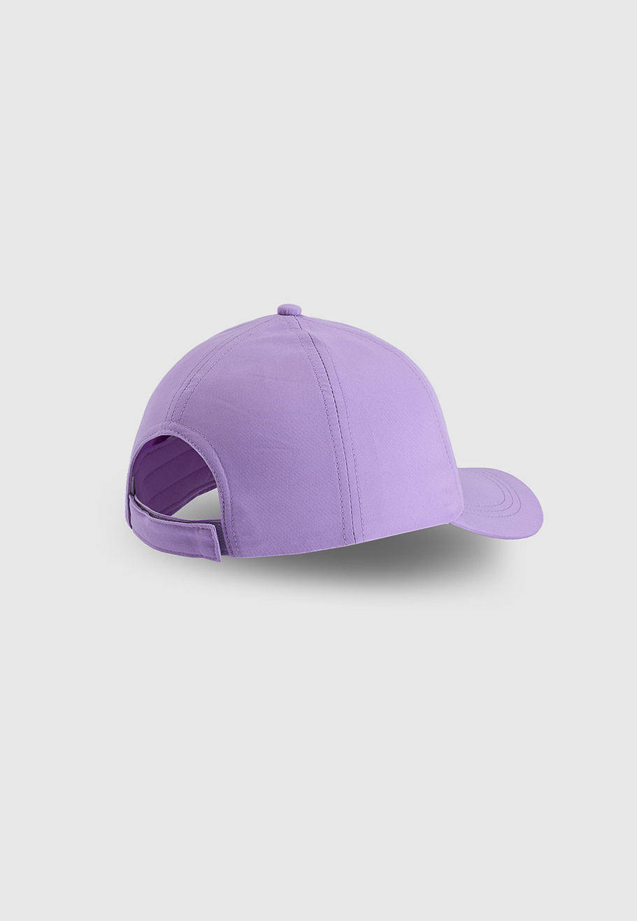 Czapka Sportowa 4F Dziecięca Baseballówka Z Daszkiem Kaszkietówka Fioletowa 4FJWSS26ACABU546