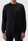 Bluza Dresowa Męska 4F Bez Kaptura Basic Czarna 4FWMM00TSWSM1767