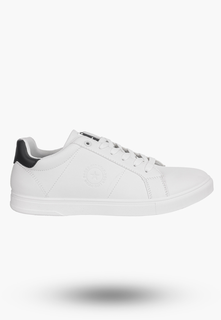 Buty Męskie Big Star Białe Sneakersy NN174282