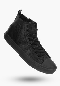 Trampki Męskie Big Star Czarne wysokie MM174012
