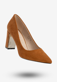 Czółenka Damskie Buty Na Słupku Eleganckie Camel Goodin GD-OG-100