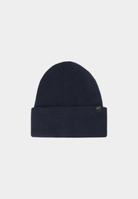 Czapka 4F Zimowa Uniseks Beanie Granatowa 4FWAW25ACAPU556
