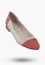 Buty Damskie Baleriny Beżowe Ekoskóra MR1460-1