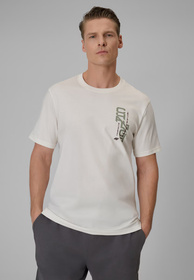 Koszulka Męska 4F Sportowa Bawełniana T-Shirt Regular Beżowy 4FWSS26TTSHM2665