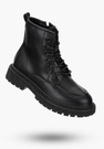 Buty Damskie BIG STAR Botki Ocieplane Czarne OO274A124