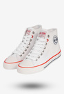 Trampki Damskie BIG STAR Buty Sportowe Wysokie Białe NN274660