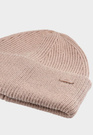 Czapka Damska 4F Zimowa Dzianinowa Beanie z Wiskozą Fioletowa z Wywinięciem 4FWAW24ACAPF447