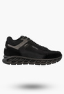 Sneakersy Męskie Skórzane Buty Wodoodporne Sportowe Czarne IGI&CO 8626500
