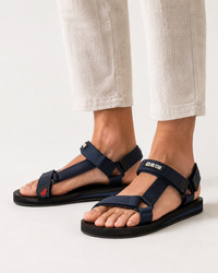 Sandały Męskie BIG STAR Buty Na Rzepy Lekkie Letnie granatowe DD174718