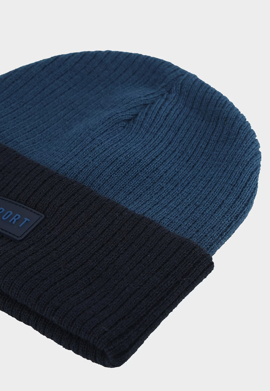 Czapka Dziecięca 4F Zimowa Beanie Granatowa 4FJWAW24ACAPM427