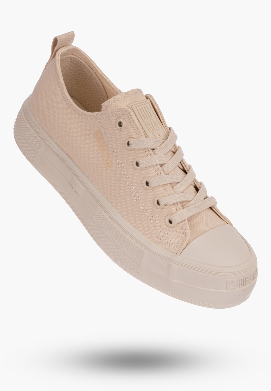 Trampki Big Star Beżowe Buty Damskie NN274854