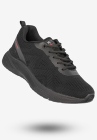 Sneakersy Męskie Buty Sportowe Do Biegania DK Czarne Brain-2