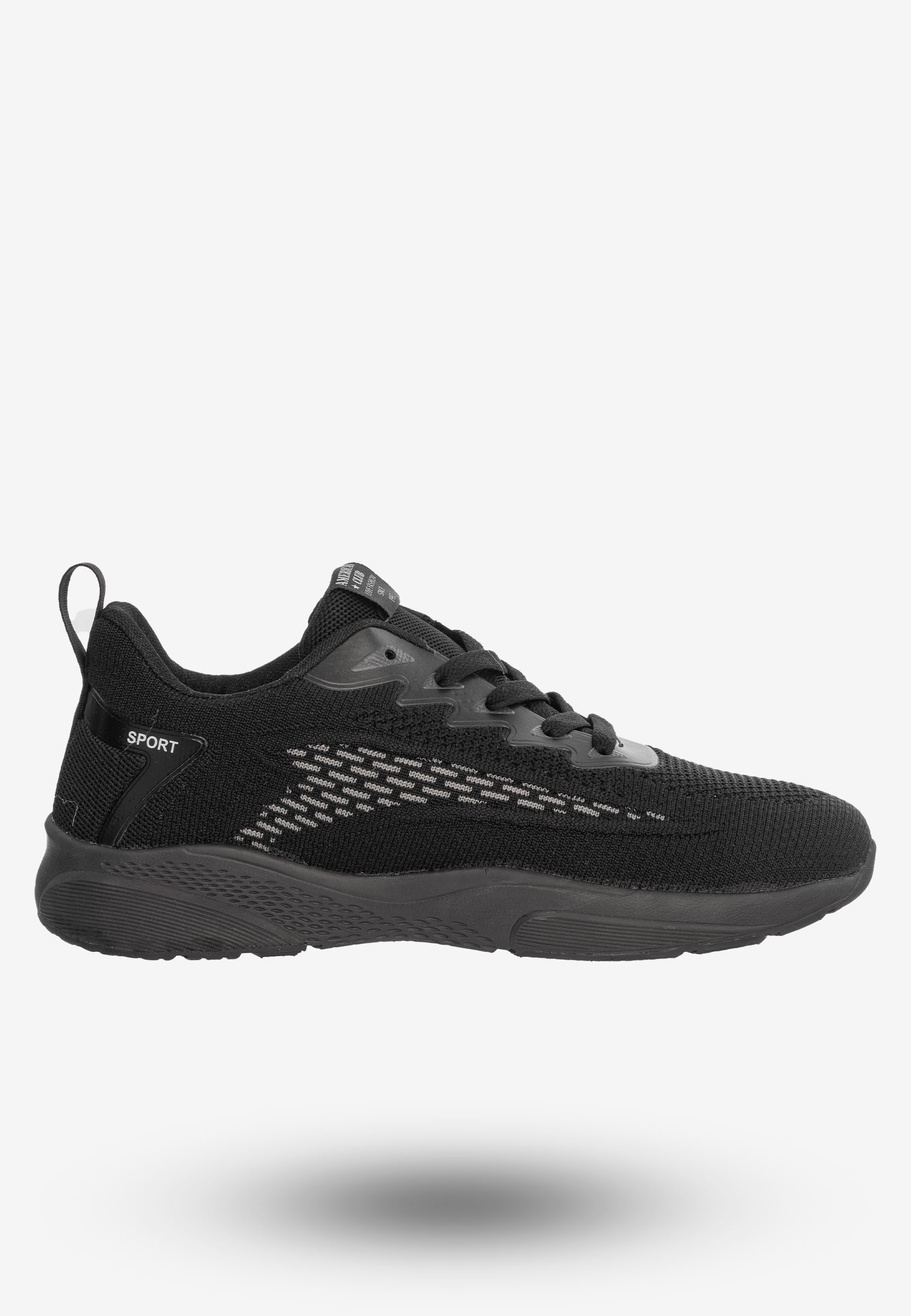 Buty Sportowe Męskie Sneakersy Wygodne American Club Czarne HA61/23