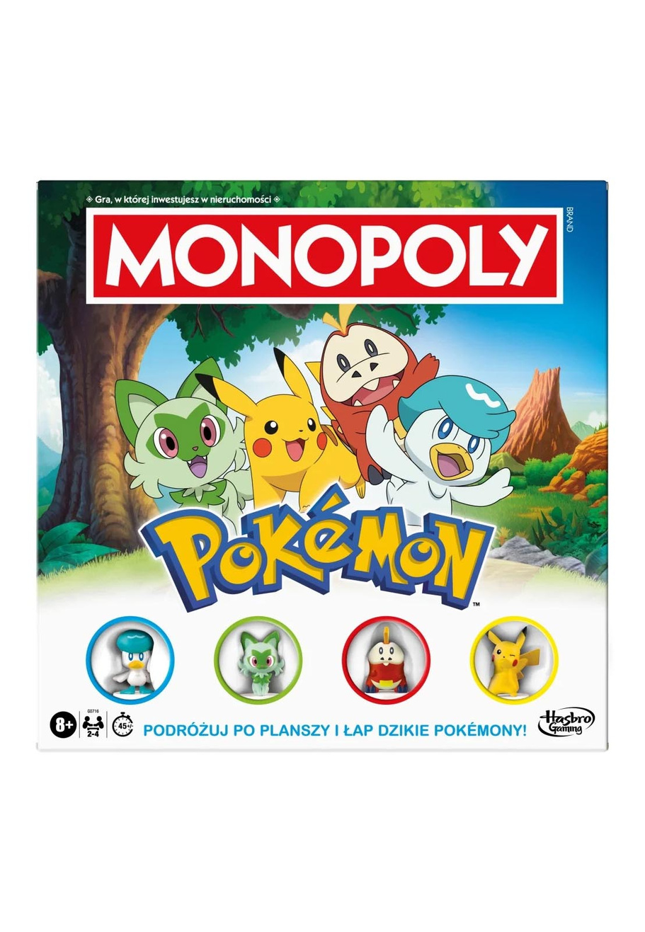 Gra planszowa Monopoly Pokémon Hasbro rodzinna 2-4 graczy 8+ polska wersja PL