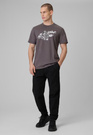 Koszulka Męska 4F T-Shirt Bawełniany Regular Sportowy Szary 4FWSS26TTSHM2659