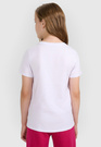 Koszulka Dziewczęca 4F T-shirt Biały Basic Podkoszulek 4FJWMM00TTSHF2332