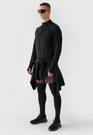 Bluza Męska 4F Do Biegania Szybkoschnąca Czarna 4FWAW24TFSWM410