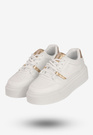 Sneakersy Damskie BIG STAR Buty Sportowe Półbuty Na Platformie Białe SS274359