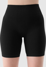 Kolarki Damskie 4F Sportowe Legginsy Spodenki Bezszwowe Treningowe Czarne 4FRSS24TFSHF694