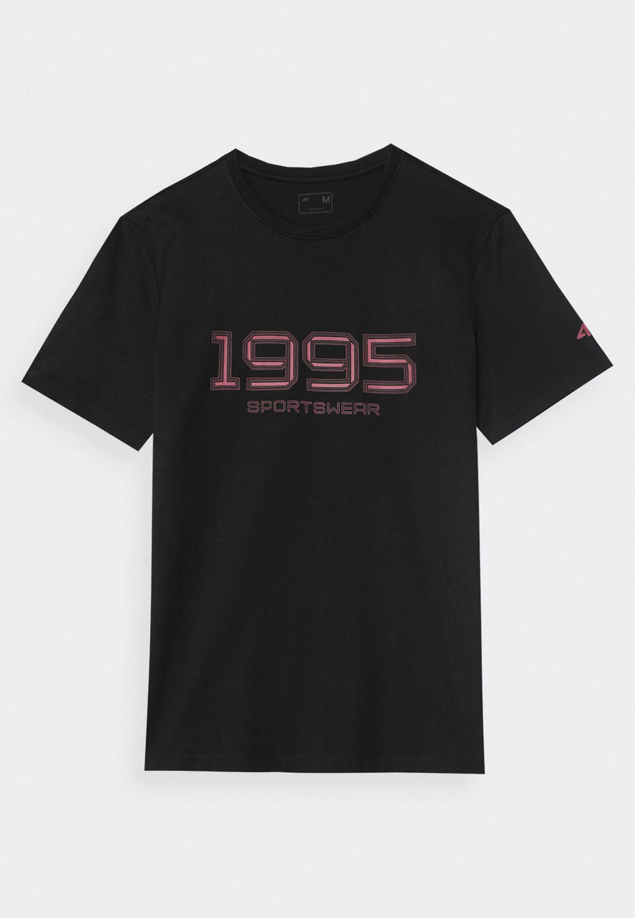 Koszulka Męska 4F T-shirt Czarny Logo